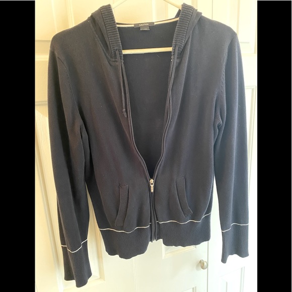 💕2 for $25💕Nautica hooded cardi M - Picture 3 of 5